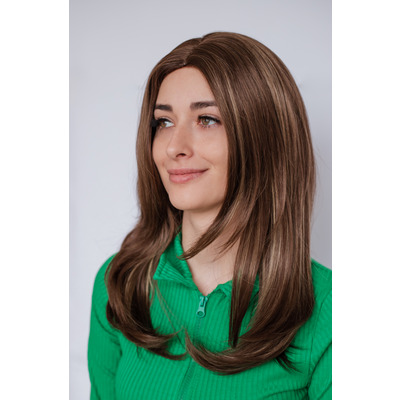 Мелірована руса перука середня довжина ( 1002/6142 ) Зображення